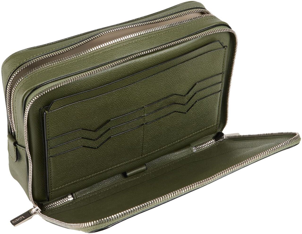 Valextra Riñonera Hombre Verde militar -- Hombre
