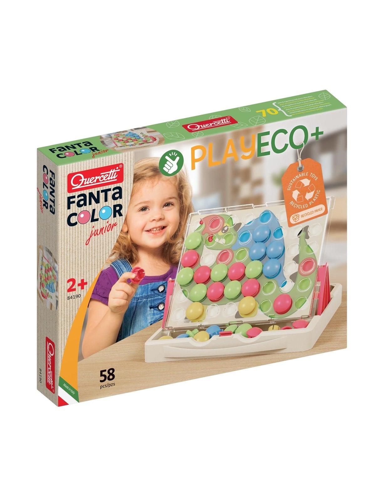 Quercetti Fantacolor Junior Play Eco Mosaic