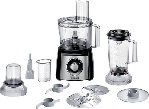 Bosch Haushalt MCM3PM386 Küchenmaschine 900W Edelstahl, Schwarz