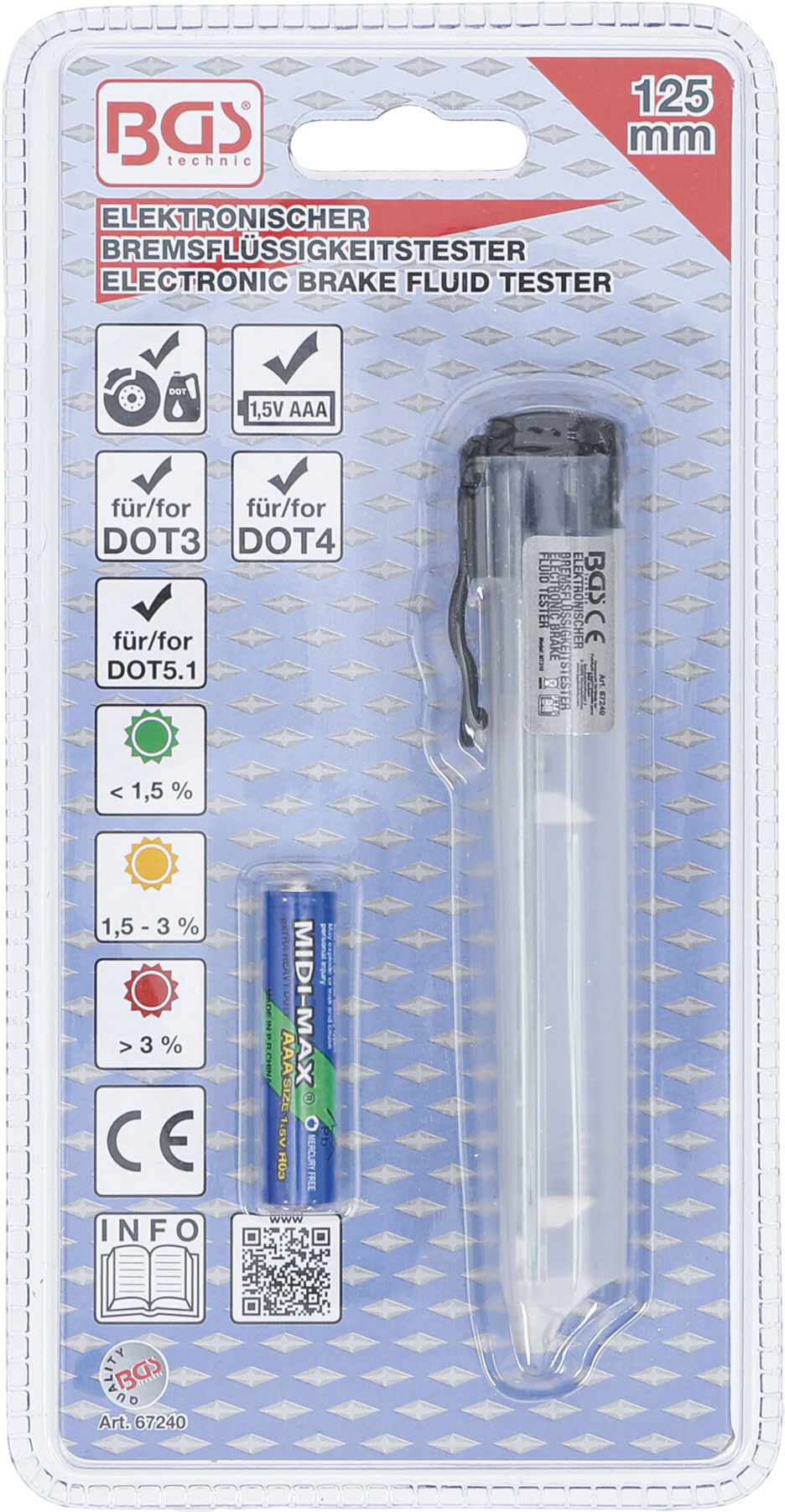 BGS Elektronischer Bremsflüssigkeitstester 67240 ; BGS technic)