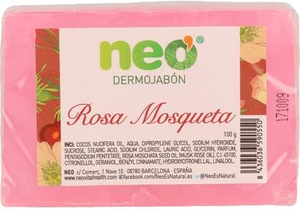Neo Pastilla Jabon Rosa Mosqueta 100 g