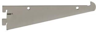 "Econoco - GA6 - 6"" Chrome Tap-in Style Shelf Bracket For Universal Line Slotted Standards Sold in Pack of 25"