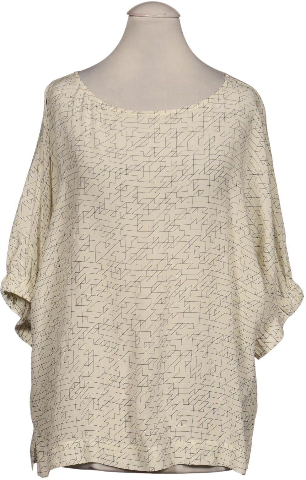 Closed Damen Bluse, Cremeweiß, Gr. M, Seide - Second Hand