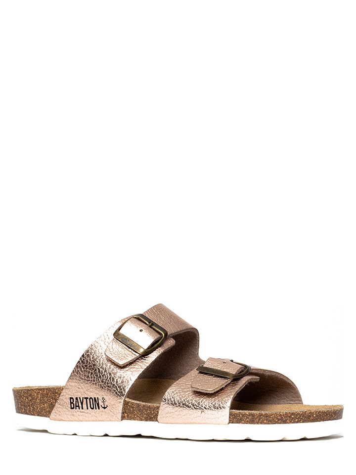 BAYTON Pantoletten "Pura" in Roségold - 38