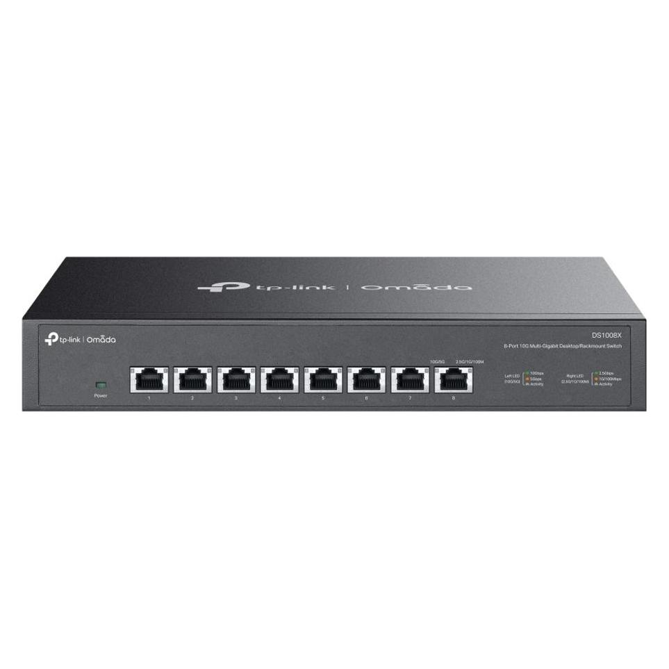 TP-Link OMADA 8-PORT 10G MULTI-GIGABIT SWITCH PORT: 8X 10G RJ45 PORTS S (8 Ports) (DS1008X)
