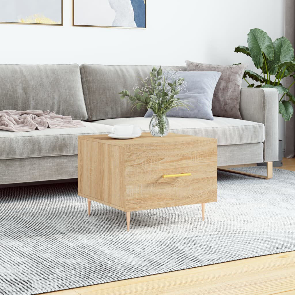 Fairmont Park Mascoutah Four Leg Coffee Table with Storage Sonoma Oak