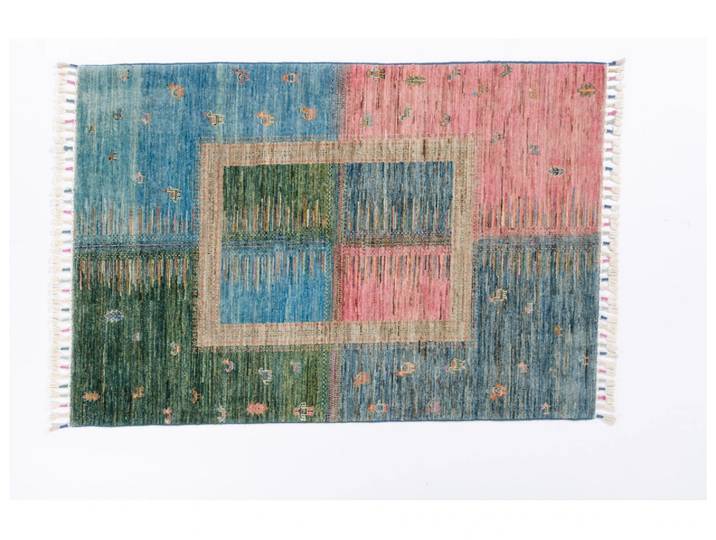 Nomadenteppich Khorjeen Negra/ Farbe: Beige / Masse (BxT) :99x145 cm