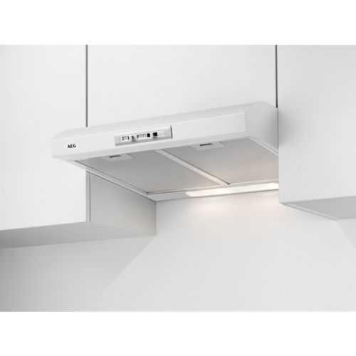 AEG DUB2610W Abluft/Umluft Dunstabzugshaube/Esse Unterbau 60 cm (Weiß) 942 150 697