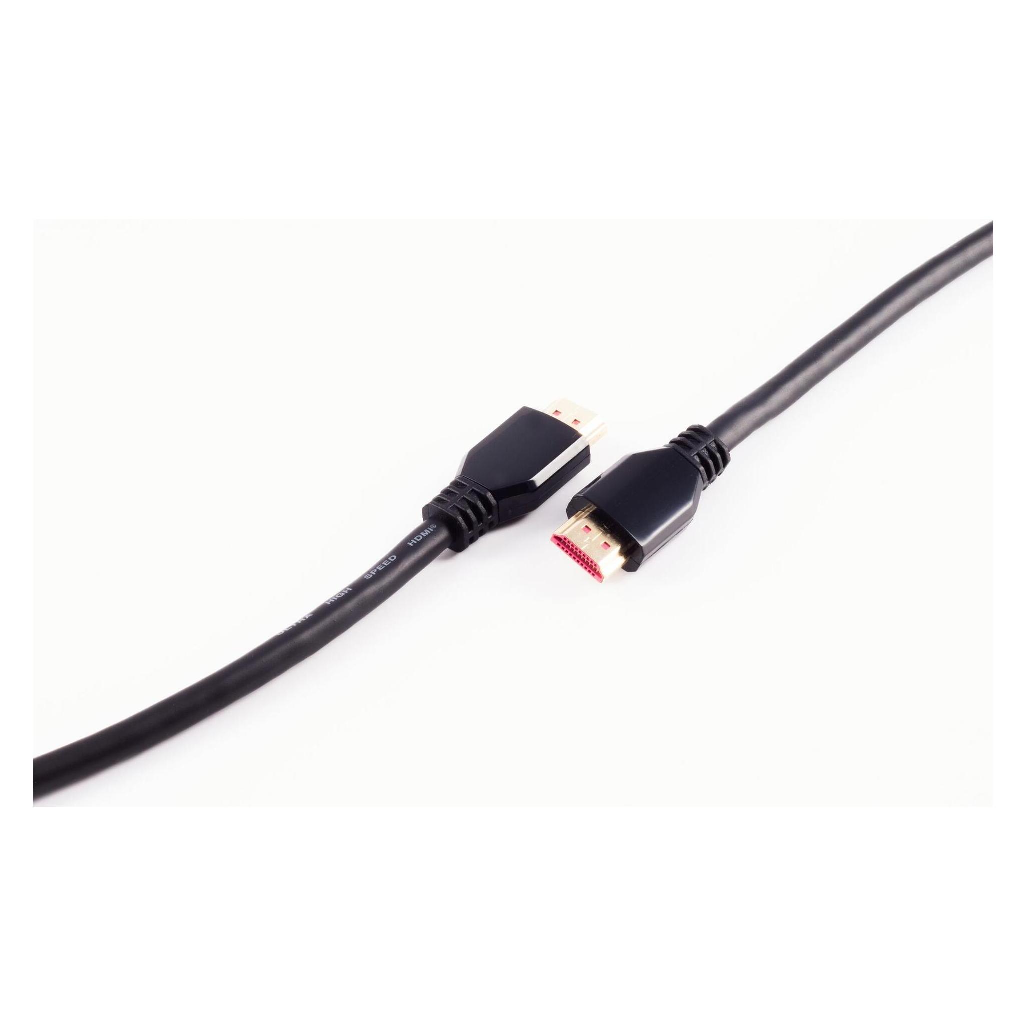 Shiverpeaks -BASIC-S--HDMI Anschlusskabel-Ultra HDMI Kabel, 8K, ABS, schwarz, 2,0m (2 m) (BS10-46035)