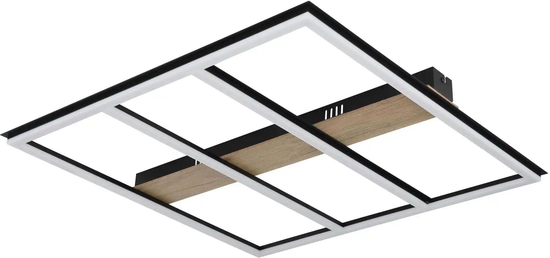 Globo Lighting Deckenleuchte   ¦ schwarz ¦ Maße (cm): B: 60 H: 5,5