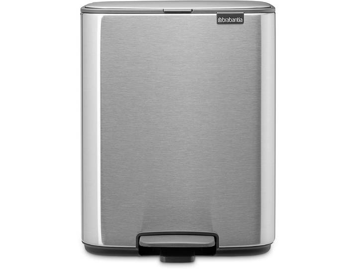 Brabantia Bo Pedaalemmer - 12 liter - Matt Steel Fingerprint Proof
