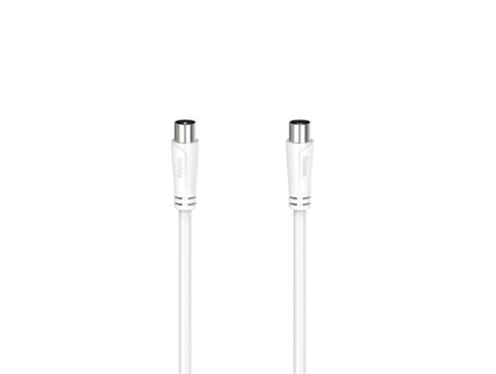 Hama Antenne koord, f. Coax. mannelijk - f. Coax. fem, 5,0 m, 90 DB