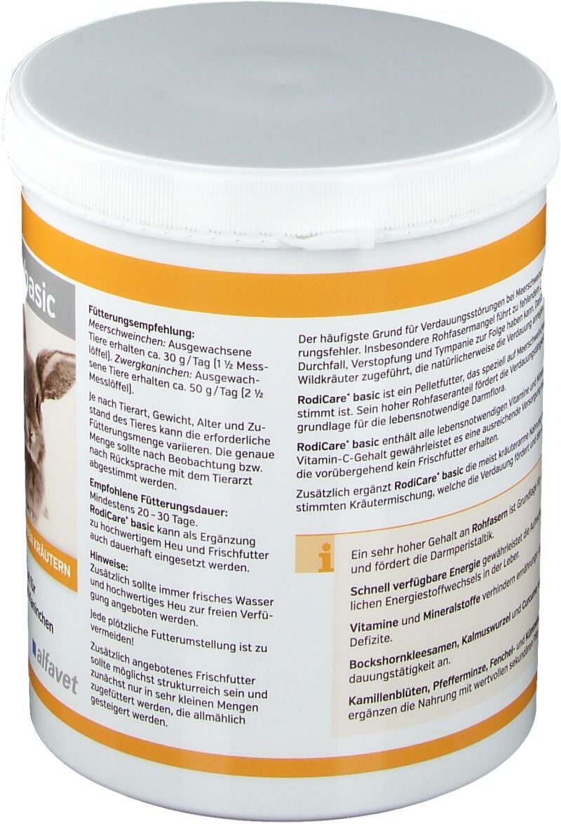Rodicare Basic Pellets f.Kaninchen/Meerschweinchen 1000 g