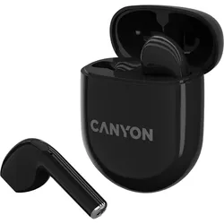 CANYON In-Ear Kopfhörer TWS-6, Black Bluetooth 5.3, Berührungssteuerung