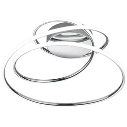 Reality Deckenleuchte Bologna Metall Silber Chrom