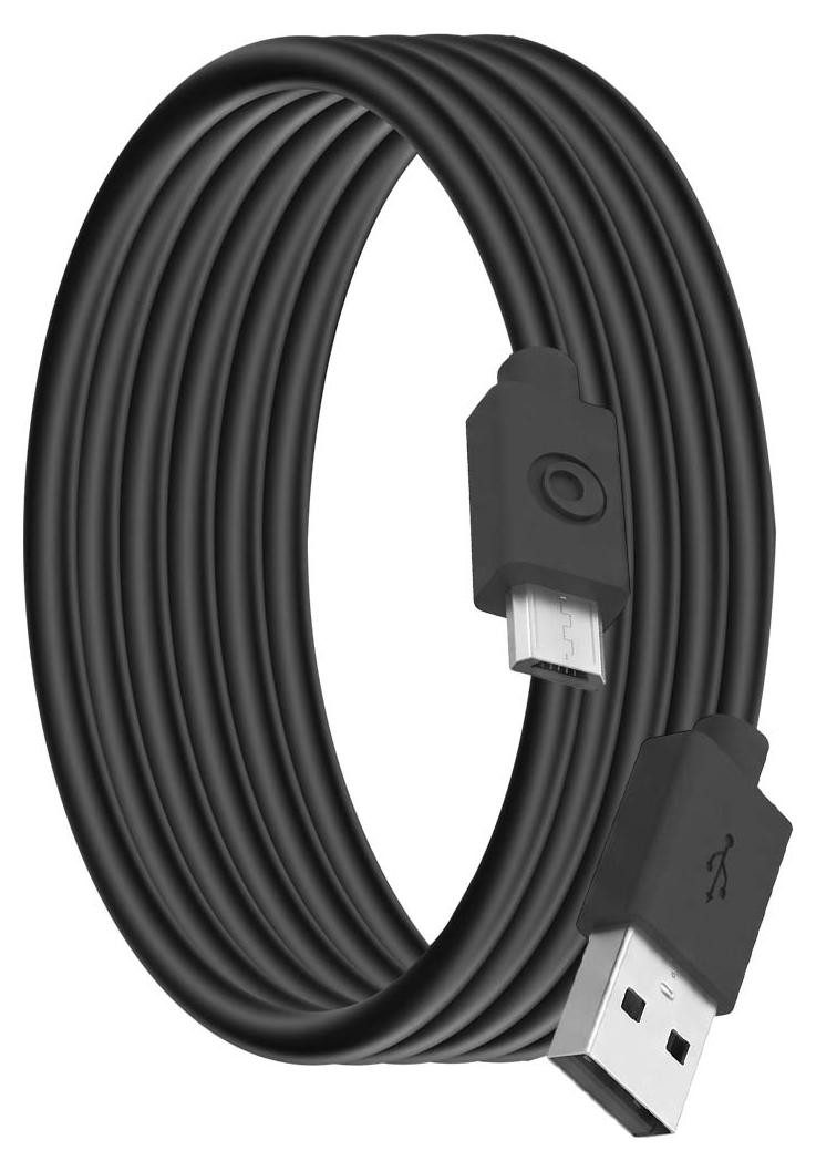 Big Ben CBLMIC1M2RB Micro-USB naar USB A kabel, 1,2 meter, zwart