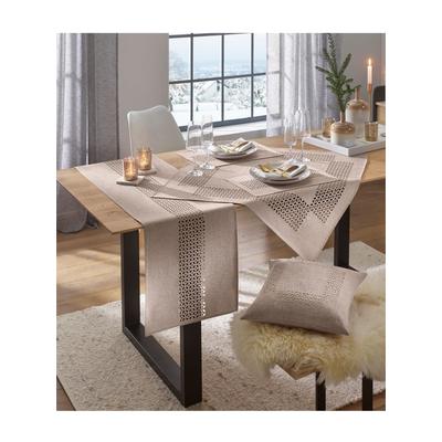 Tischdecke Gr. 3, beige, B:30cm L:45cm, Tischdecken, Tischdecke