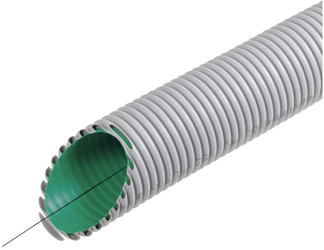 Fränkische Tube de protection de câble KabuflexRplus75 flexible gris (19230075)