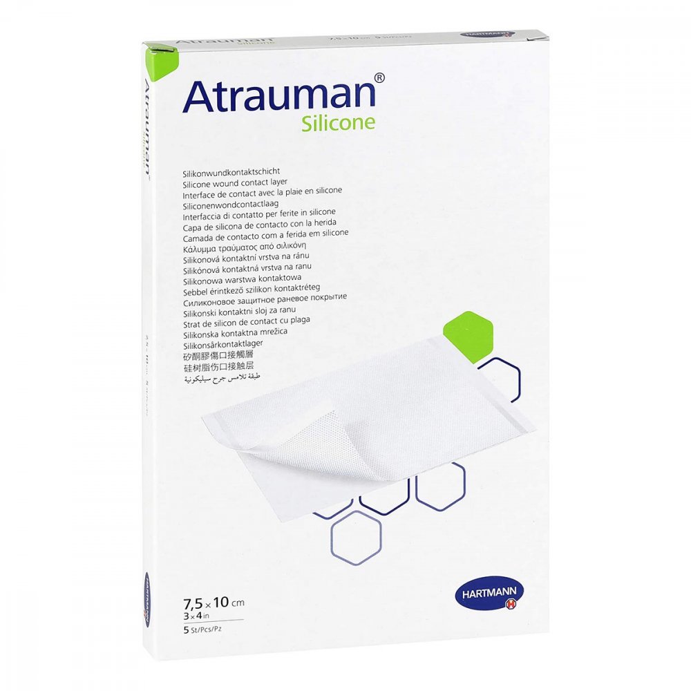 ToRa Pharma GmbH Atrauman Silicone steril 7,5x10 cm Kompressen 15615397