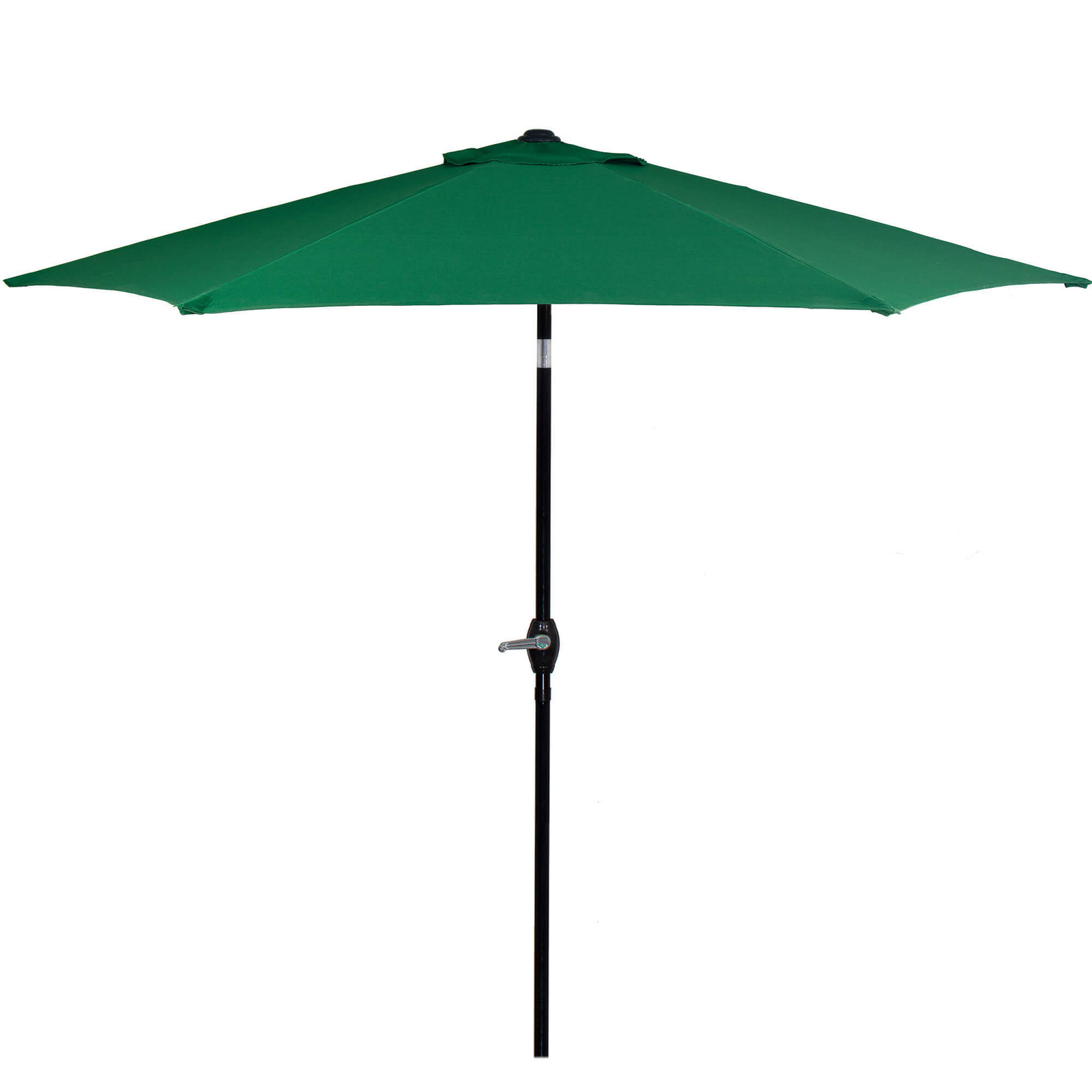 Springos Kantelbare Parasol met Ventilatie - Groen - 260 cm