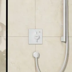 hansgrohe DuoTurn E Mischer 75617700 Unterputz, für 1 Verbraucher, mattweiß