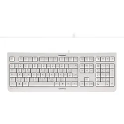 CHERRY KC 1000 USB-Tastatur kabelgebunden weißgrau