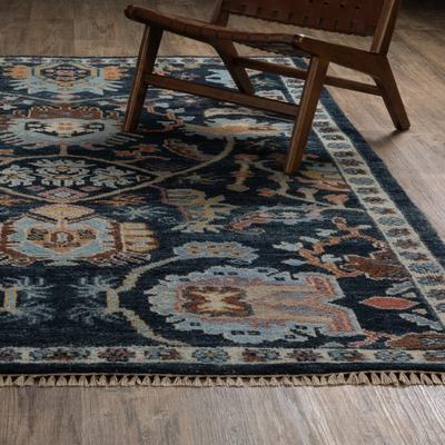 Style Haven Maylin Traditional Oriental Navy/ Multi Area Rug