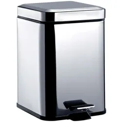 Emco Abfallbehälter System 2 355300005 edelstahl, Standmodell, eckig, 5 l