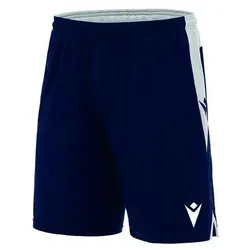 Macron, Herren, Sporthose, Tempel (3XS), Weiss, Blau