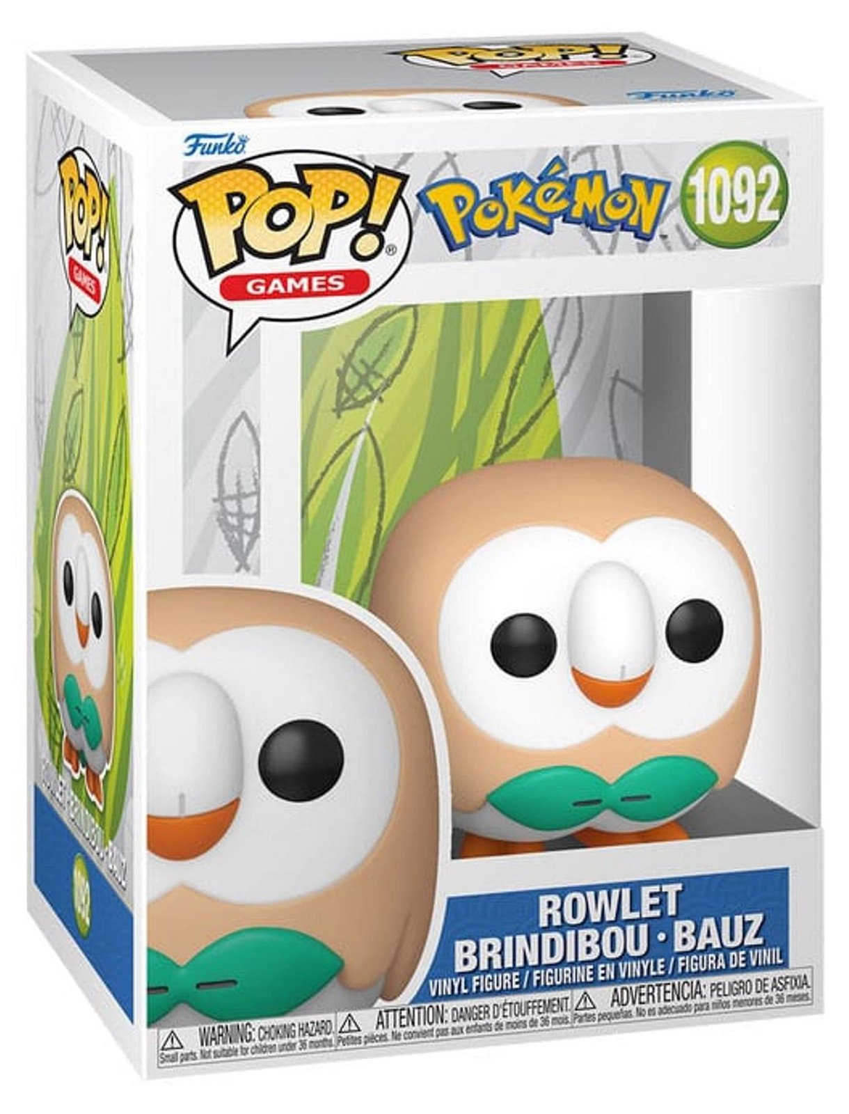 Funko POP! Games Vinyl Figuur Rowlet, 9 cm