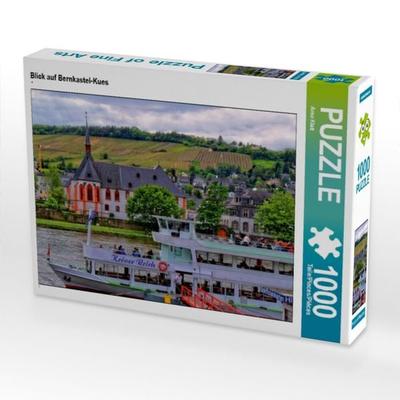 CALVENDO Puzzle Blick auf Bernkastel-Kues | 1000 Teile Lege-Größe 64x48cm Foto-Puzzle für glückliche Stunden