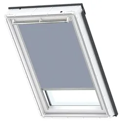 VELUX Sichtschutzrollo Uni Blau 9050, CK04, Aluminiumschiene,GGU,Solar,VELUX