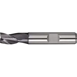 Bohrnutenfräser DIN 327 TypN D.12mm HSS-Co8 TiCN Weldon Z.3 kurz TECWERK