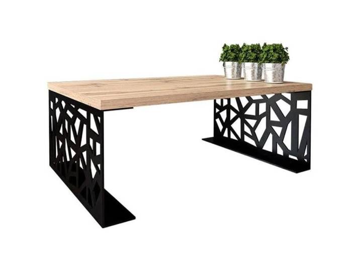 Table basse style rétro en forme de pales