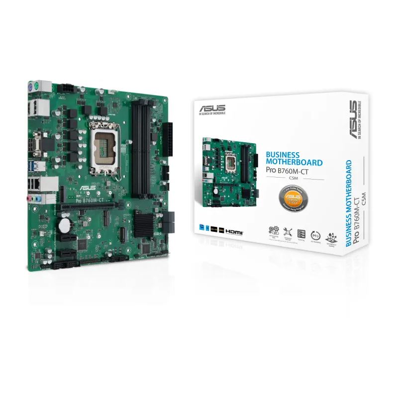Asus Pro B760M-CT-CSM Intel B760 So. 1700 DDR5 mATX Retail