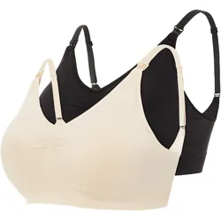 Mamalicious Mlilja Feed ME BRA 2-P Noos - Damen - Gr. S/M - schwarz