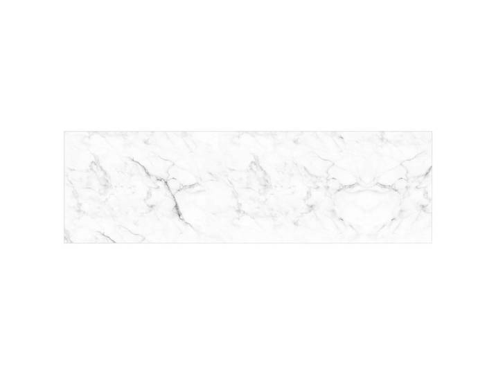 Fani Küchenrückwand Smart - Glas, Weiß, Metall, Kunststoff, Marmoroptik, 210x63.7x0.6 cm, mit Dekor, Spritzschutz, individuell zuschneidbar, Echtglas-Optik, Küchen, Küchenausstattung, Küchenrückwände
