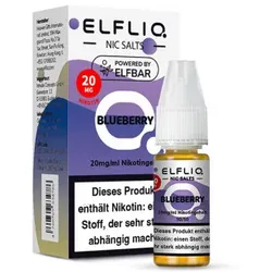 ELFLIQ – Blueberry NicSalt Liquid by ElfBar 10ml / 20mg