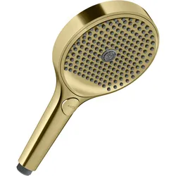 hansgrohe AXOR ShowerSolutions Handbrause 130 3-jet, 39772950, Farbe: Brushed Brass