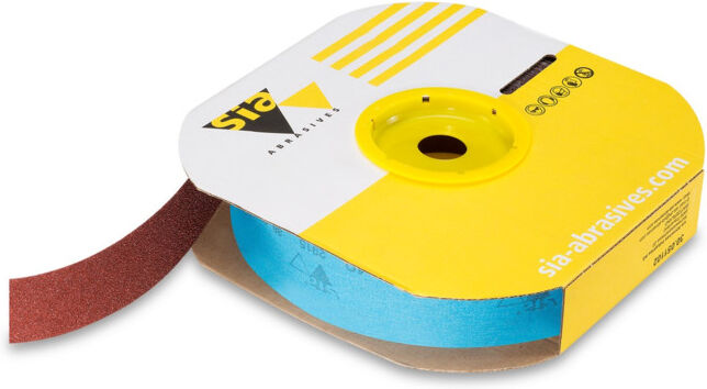 Sia Rouleau abrasif Sparrolle 2915 siarol, 38 × 25000, sans trou, grain 60 ; sia Abrasives (F03E0019X8)