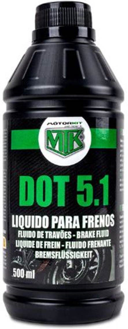 Líquido dos travões DOT 5,1 Motorkit 500Ml