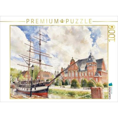CALVENDO Puzzle Brigg Friederike in Papenbrug | 1000 Teile Lege-Größe 64x48cm Foto-Puzzle für glückliche Stunden