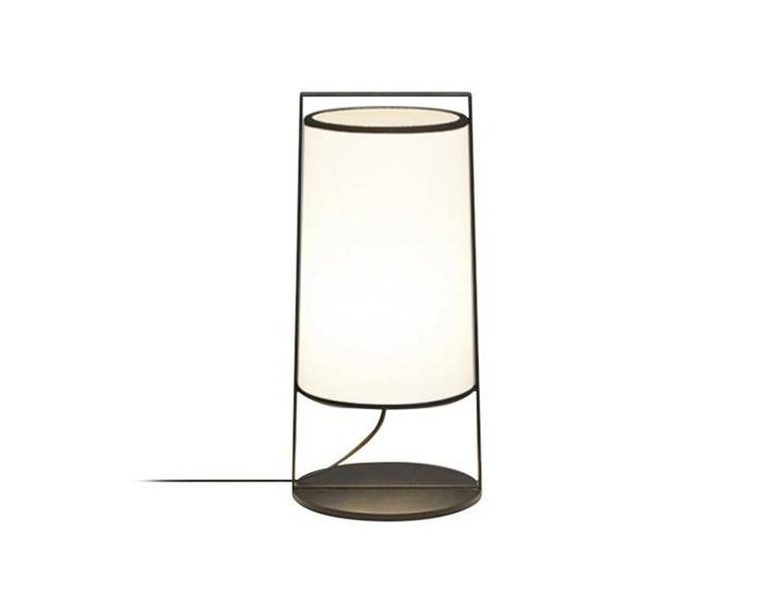 TOOY lampe de table MACAO 551.32 (Blanc - tissu et métal)