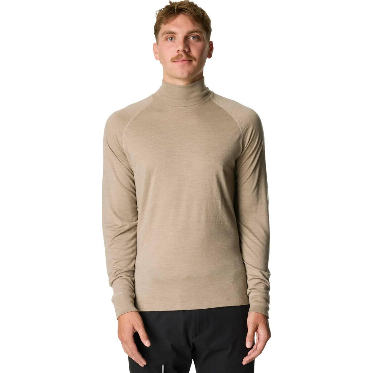 Houdini M's Activist Turtleneck foggy brown (I05) M 230054-I05-M