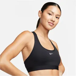 NIKE Swoosh Light Support Non-Padded Sport-BH Damen 010 - black/white XXS