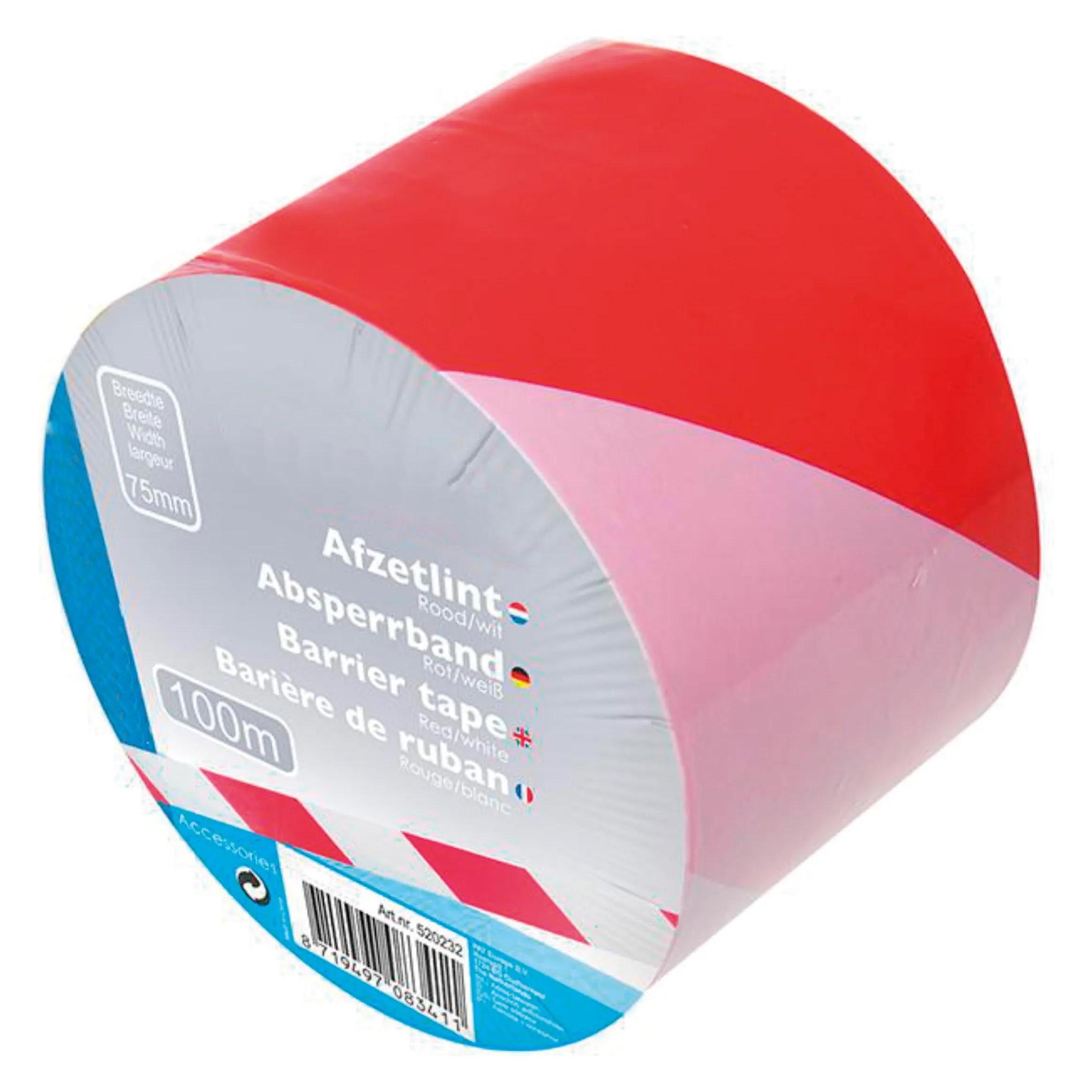 Autostyling Seehase Absperrband Rot/Weiss Autostyling (037106)