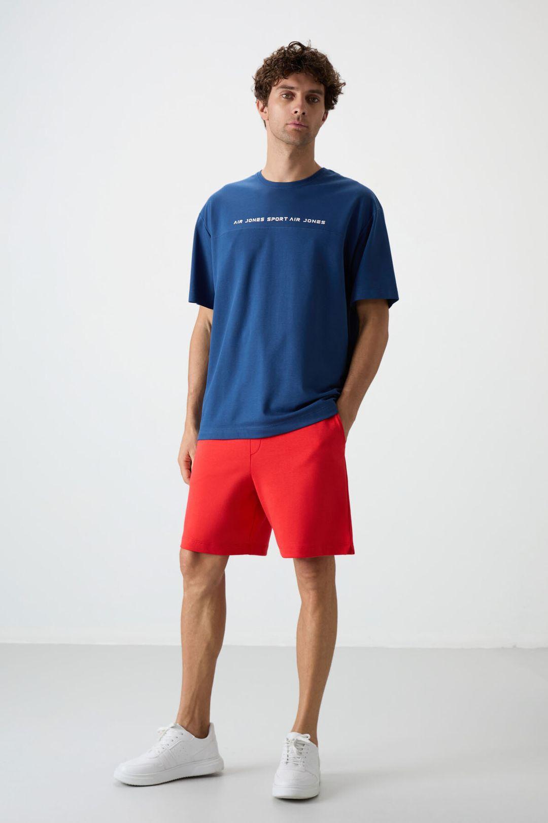 Heren Katoenen-Polyester Sweatshorts