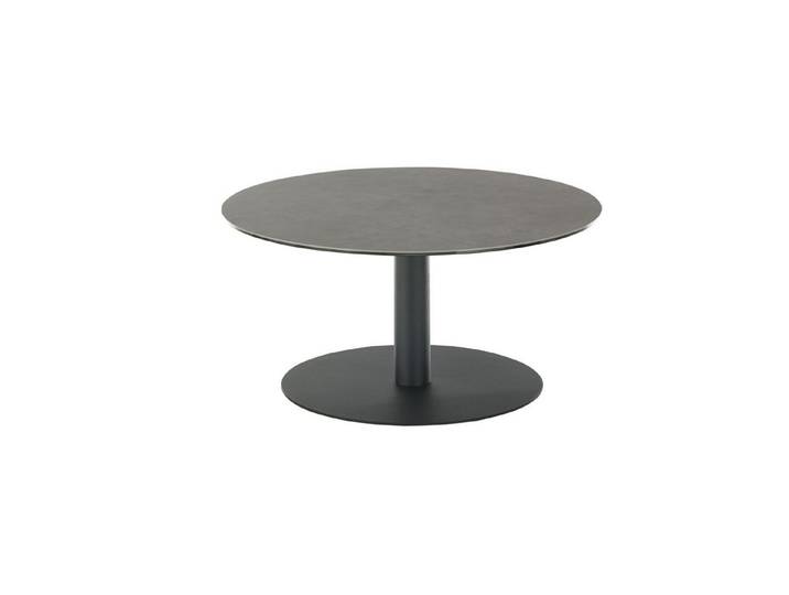 freiraum Couchtisch TARTU, in anthrazit, Glas-Keramik / Metall - 38x80cm (HxD)