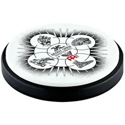 Meinl Benny Greb Practice Pad - 6 Zoll, Schlagzeug Zubehör, Schwarz, Weiss