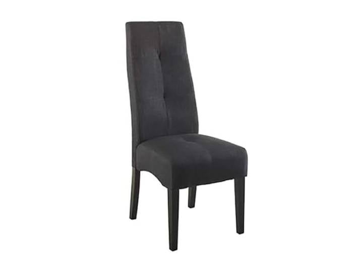 Demeyere Stuhl Elite, grau/Natur, Bezug aus 100Prozent Polyester/Füße aus Holz, Dunkelgrau, 470x650x1 090MM